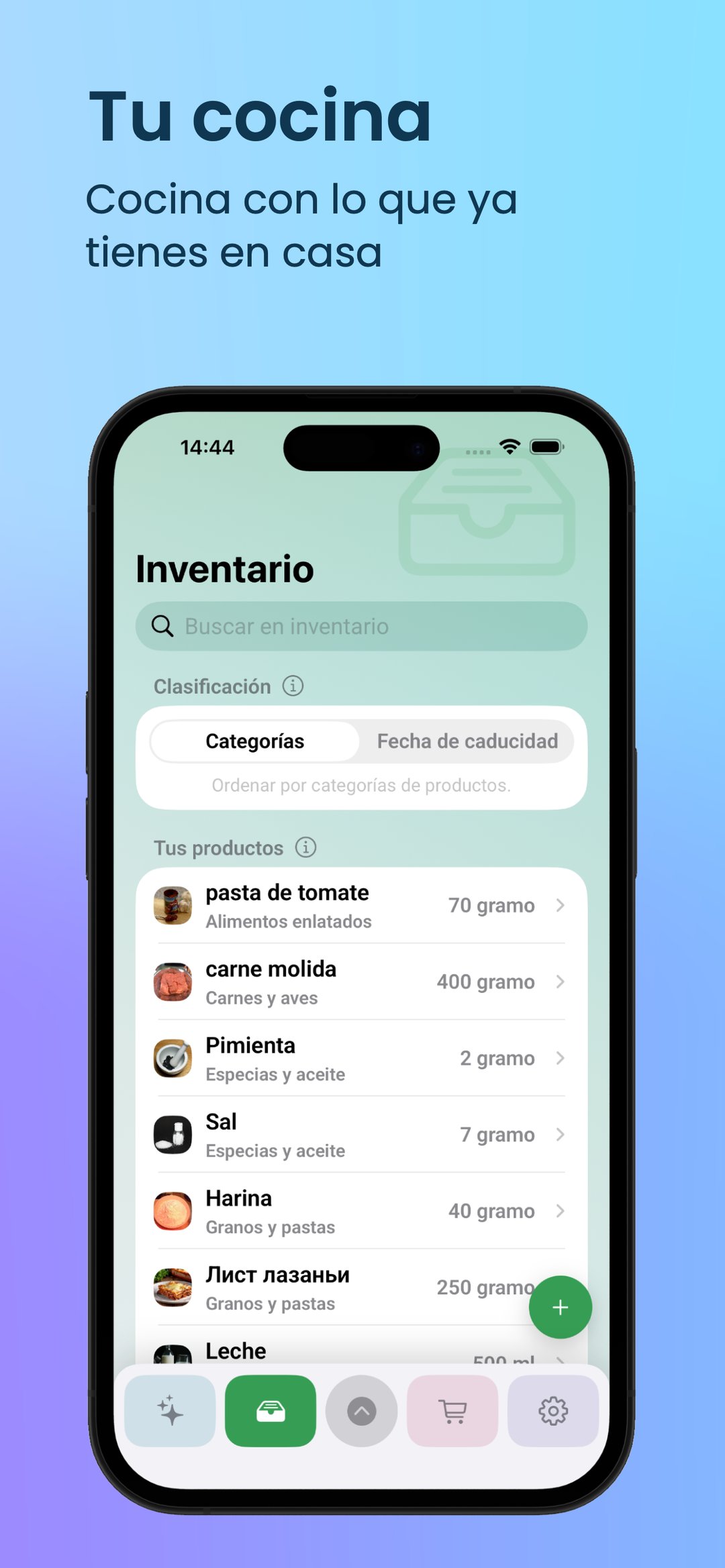 Tu cocina: cocina con lo que ya tienes