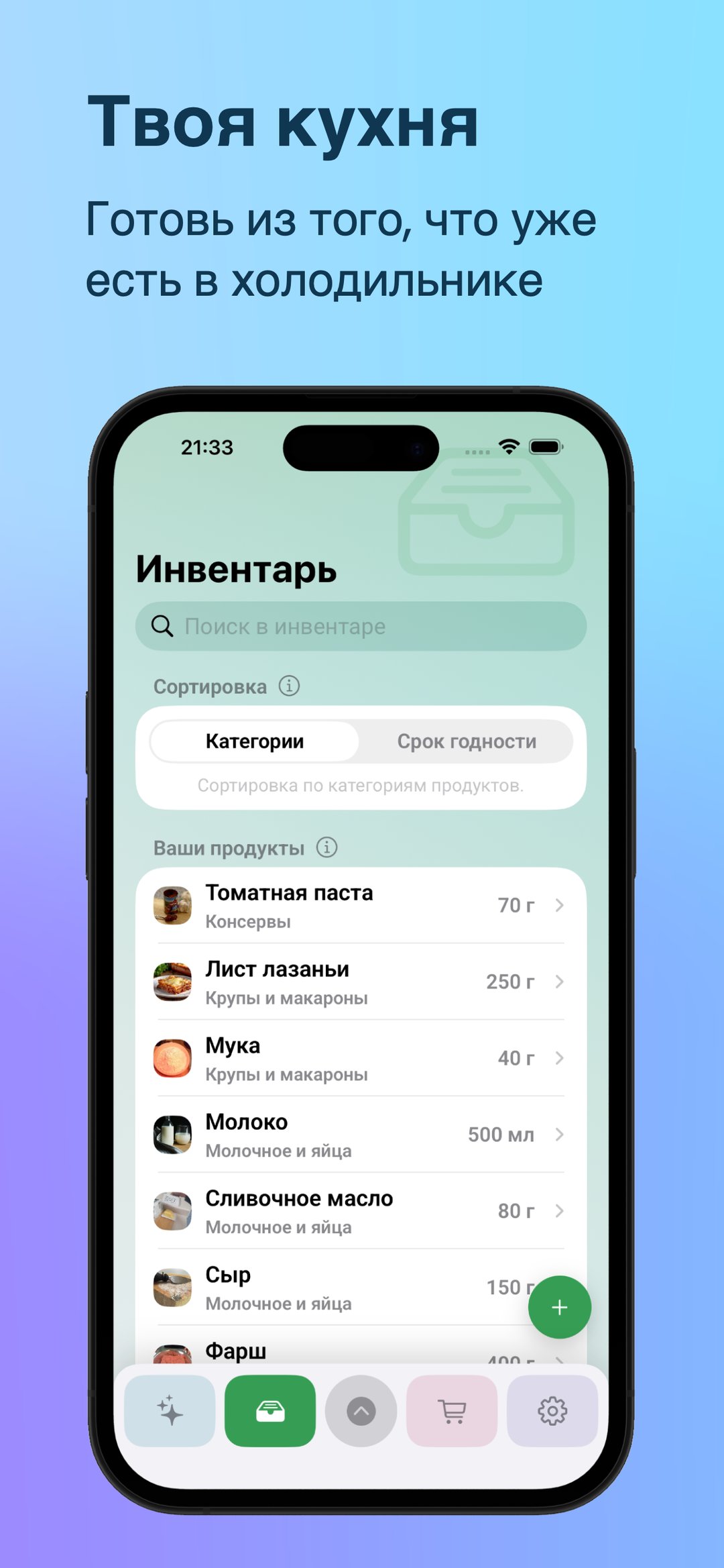 Ваша кухня — готовьте из того, что уже есть
